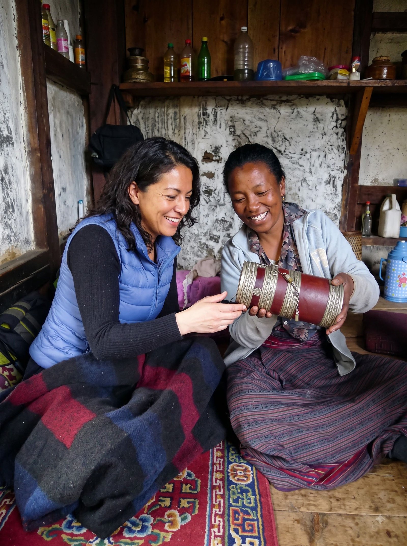 Phobjikha Valley, a glacial valley and seasonal home to black-necked cranes